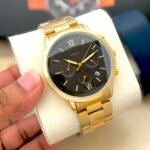 Premium Chronograph Men’s Watch – 43mm Heavy Metal Bracelet Edition