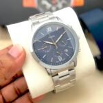 Premium Chronograph Men’s Watch – 43mm Heavy Metal Bracelet Edition