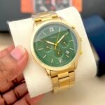 Premium Chronograph Men’s Watch – 43mm Heavy Metal Bracelet Edition