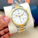 Premium Chronograph Men’s Watch – 43mm Heavy Metal Bracelet Edition