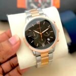 Premium Chronograph Men’s Watch – 43mm Heavy Metal Bracelet Edition