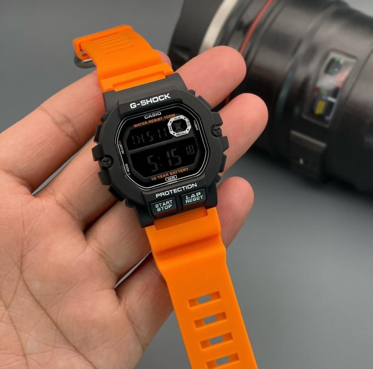 Rugged Digital Men's Sport Watch – Shock Resistant Resin Edition
