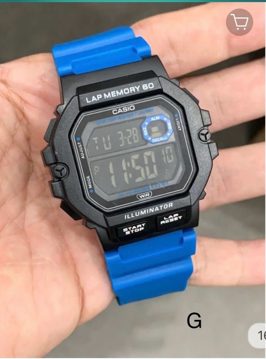 Rugged Digital Men's Sport Watch – Shock Resistant Resin Edition