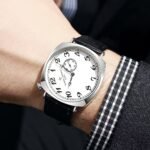 Overseas Skeleton Men’s Watch – Brushed Stainless Steel Edition