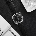 Overseas Skeleton Men’s Watch – Brushed Stainless Steel Edition