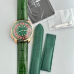 Men's Luxury Round Fashion Watch – Red & White Designer Edition