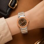 Luxury Two-Tone Women’s Watch – Mother of Pearl Diamond Dial