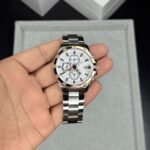 Men’s Multifunction Chronograph Watch – Black Dial 42mm Steel Edition