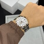 Men’s Multifunction Chronograph Watch – Black Dial 42mm Steel Edition