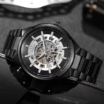 Premium Commuter Automatic Men’s Watch – 42mm Open Back Edition