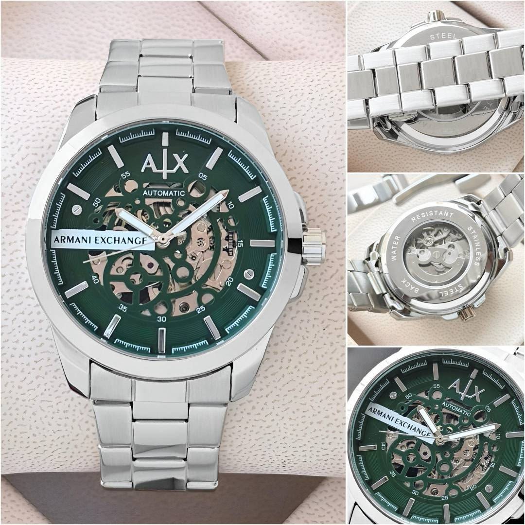 Men's Executive Open Back Automatic Watch – 42mm Metal Edition