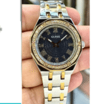 Luxury Desire Marble Dial Women’s Watch – Gold & Emerald Edition 34mm