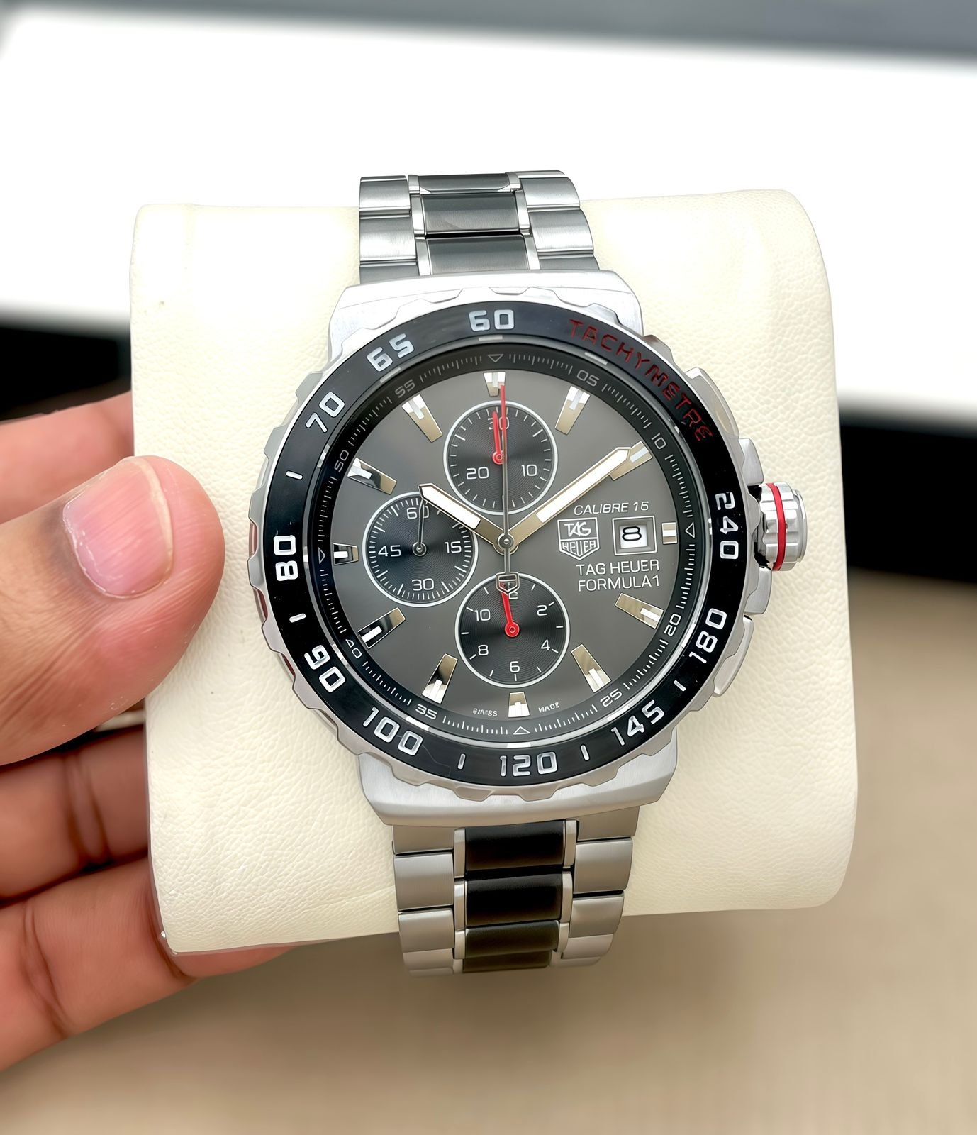Formula 1 Gulf Special Edition Men's Watch – 43mm Blue & Black Dial