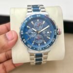 Formula 1 Gulf Special Edition Men’s Watch – 43mm Blue & Black Dial