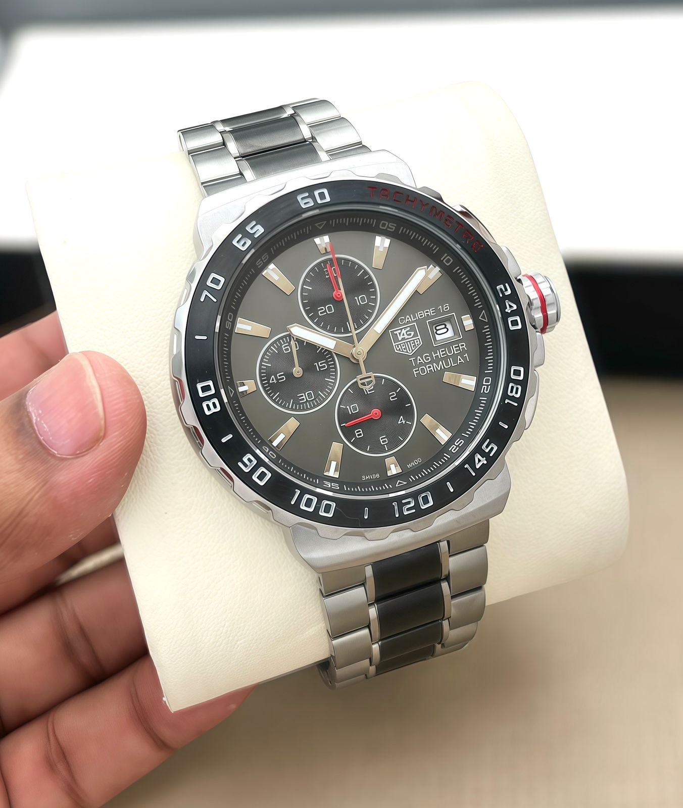 Formula 1 Gulf Special Edition Men's Watch – 43mm Blue & Black Dial