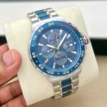 Formula 1 Gulf Special Edition Men’s Watch – 43mm Blue & Black Dial