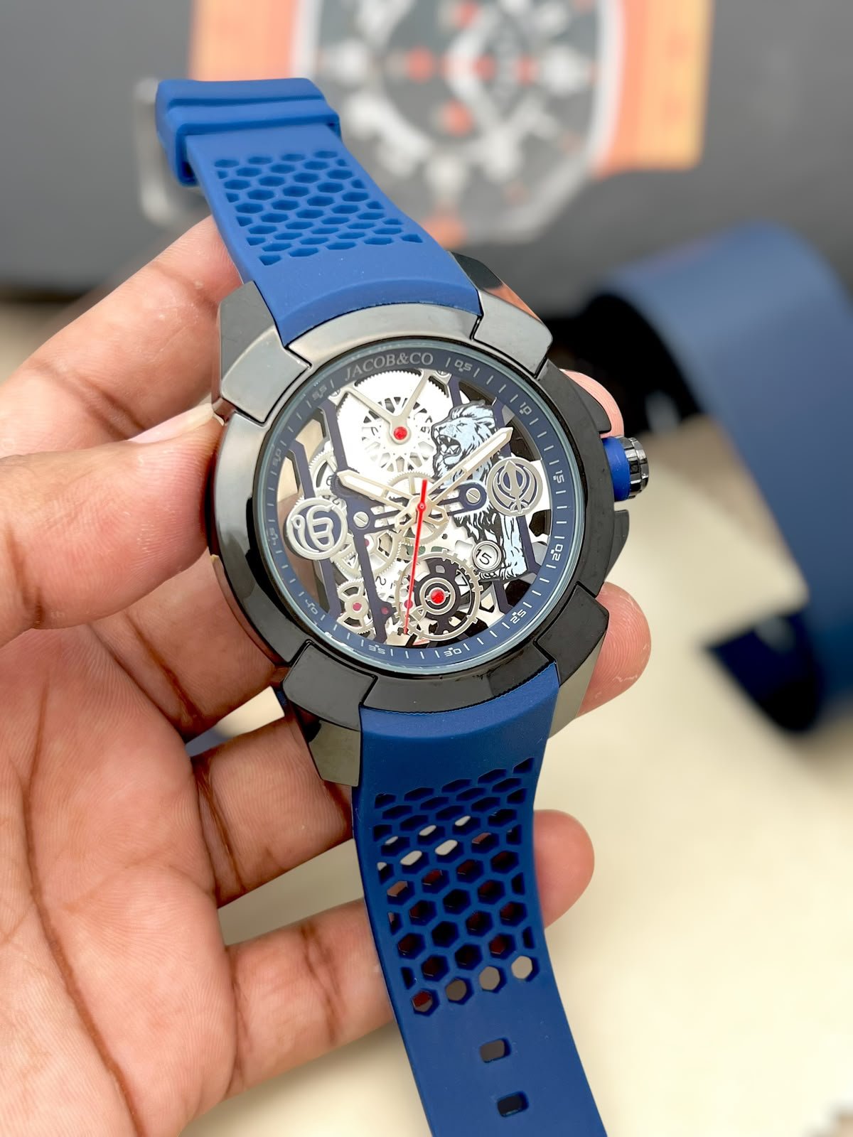 USA Limited Edition Men's Watch – 43mm Premium Silicone Strap