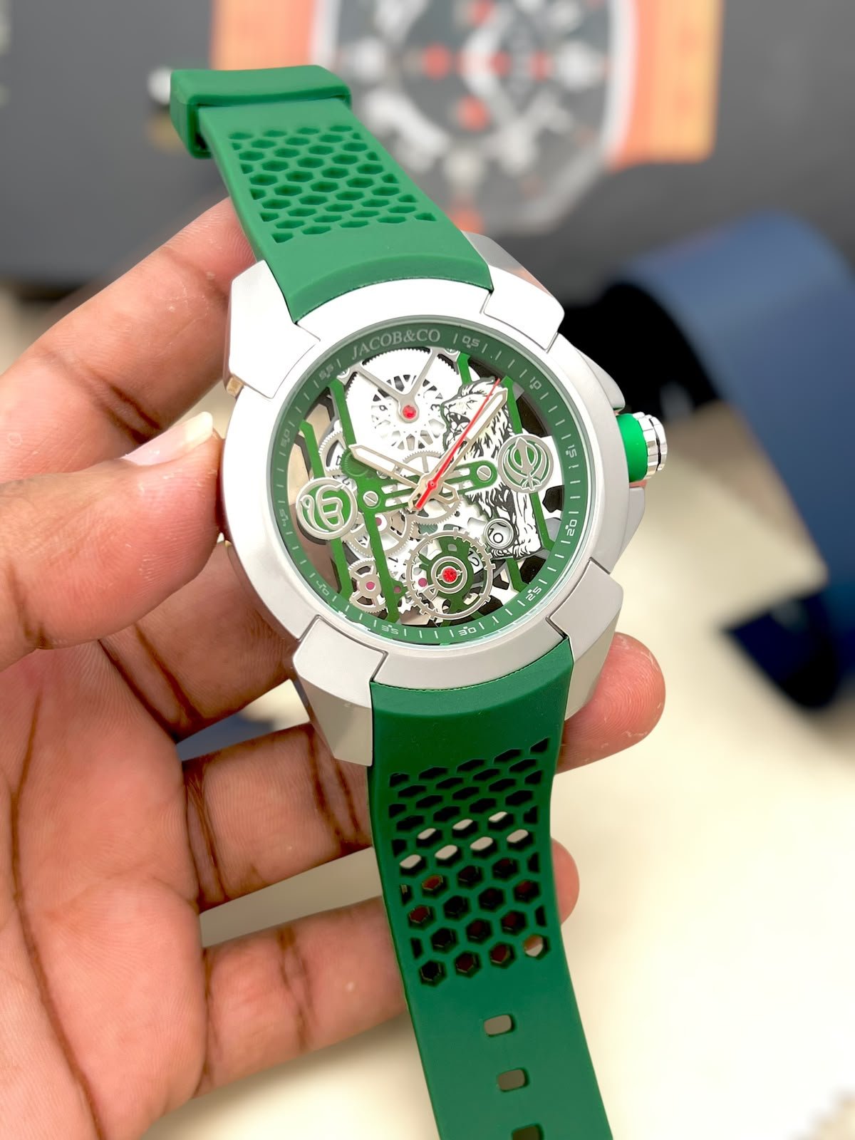 USA Limited Edition Men's Watch – 43mm Premium Silicone Strap