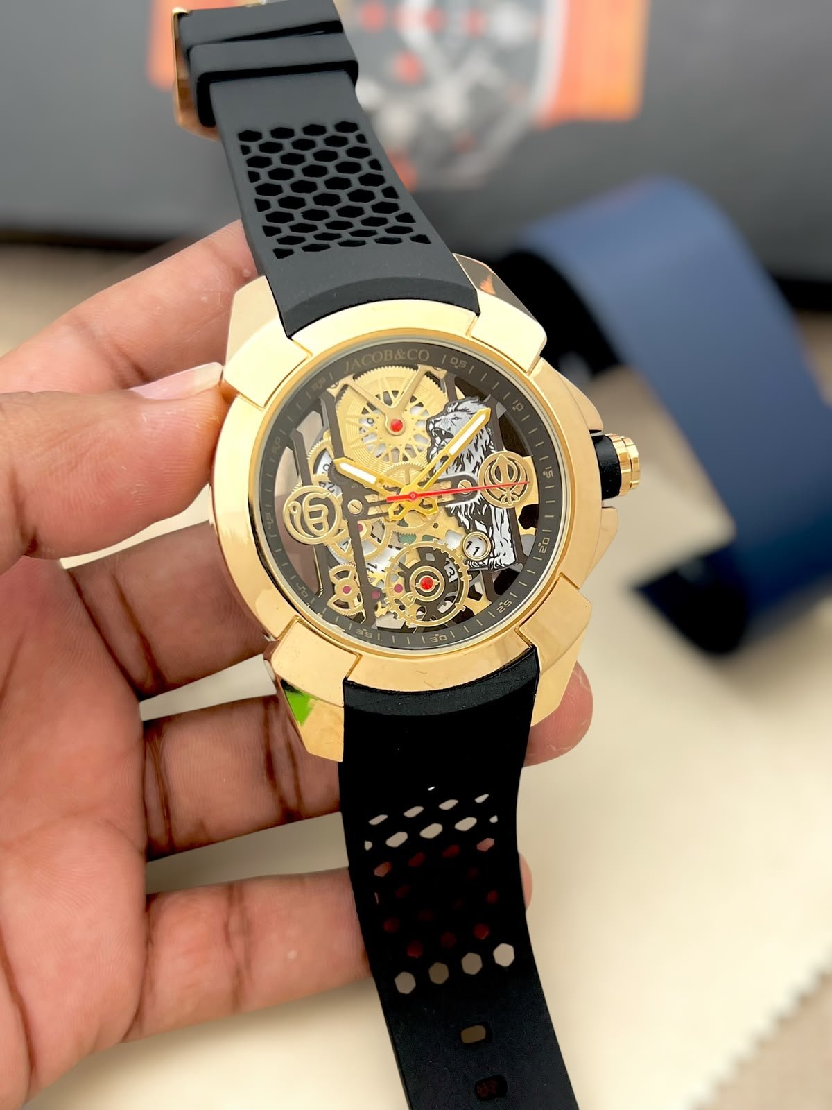 USA Limited Edition Men's Watch – 43mm Premium Silicone Strap