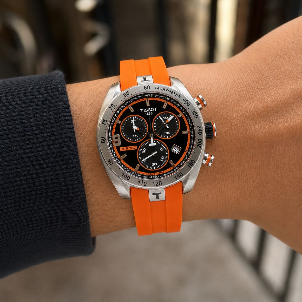 Tony Parker Edition Sport Chronograph – Black Dial & Orange Strap