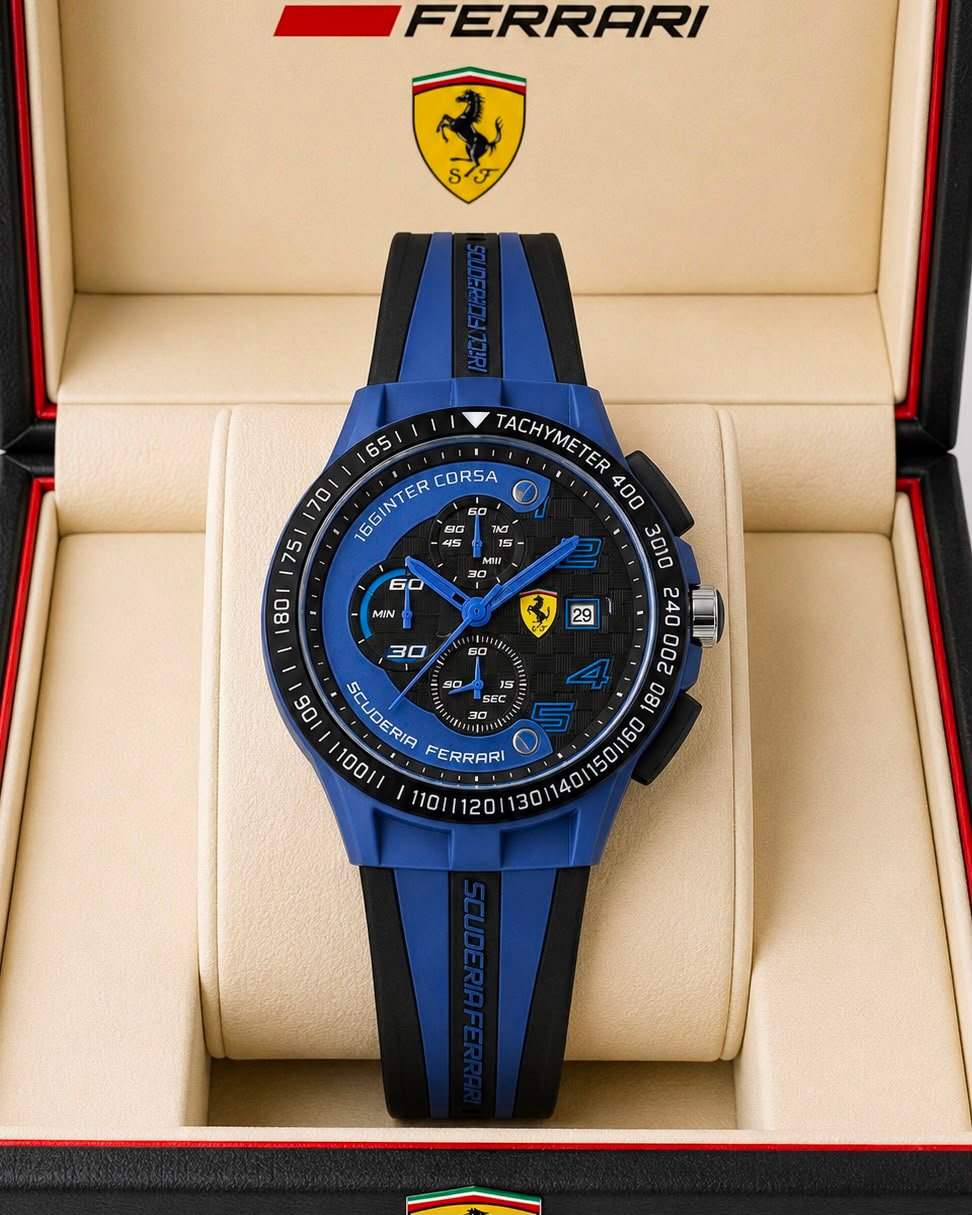 Race Day Men's Chronograph – 43mm Sport Silicone Edition