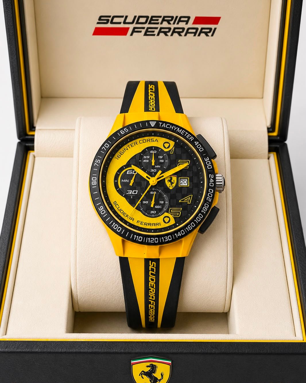 Race Day Men's Chronograph – 43mm Sport Silicone Edition