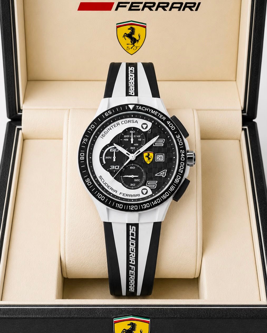 Race Day Men's Chronograph – 43mm Sport Silicone Edition