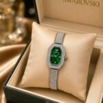 Era Journey Luxury Women’s Watch – 38mm Green Dial Silver Edition