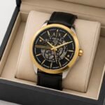 Premium Automatic Men’s Watch – Skeleton Dial & Leather Edition