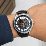 Premium Automatic Men’s Watch – Skeleton Dial & Leather Edition