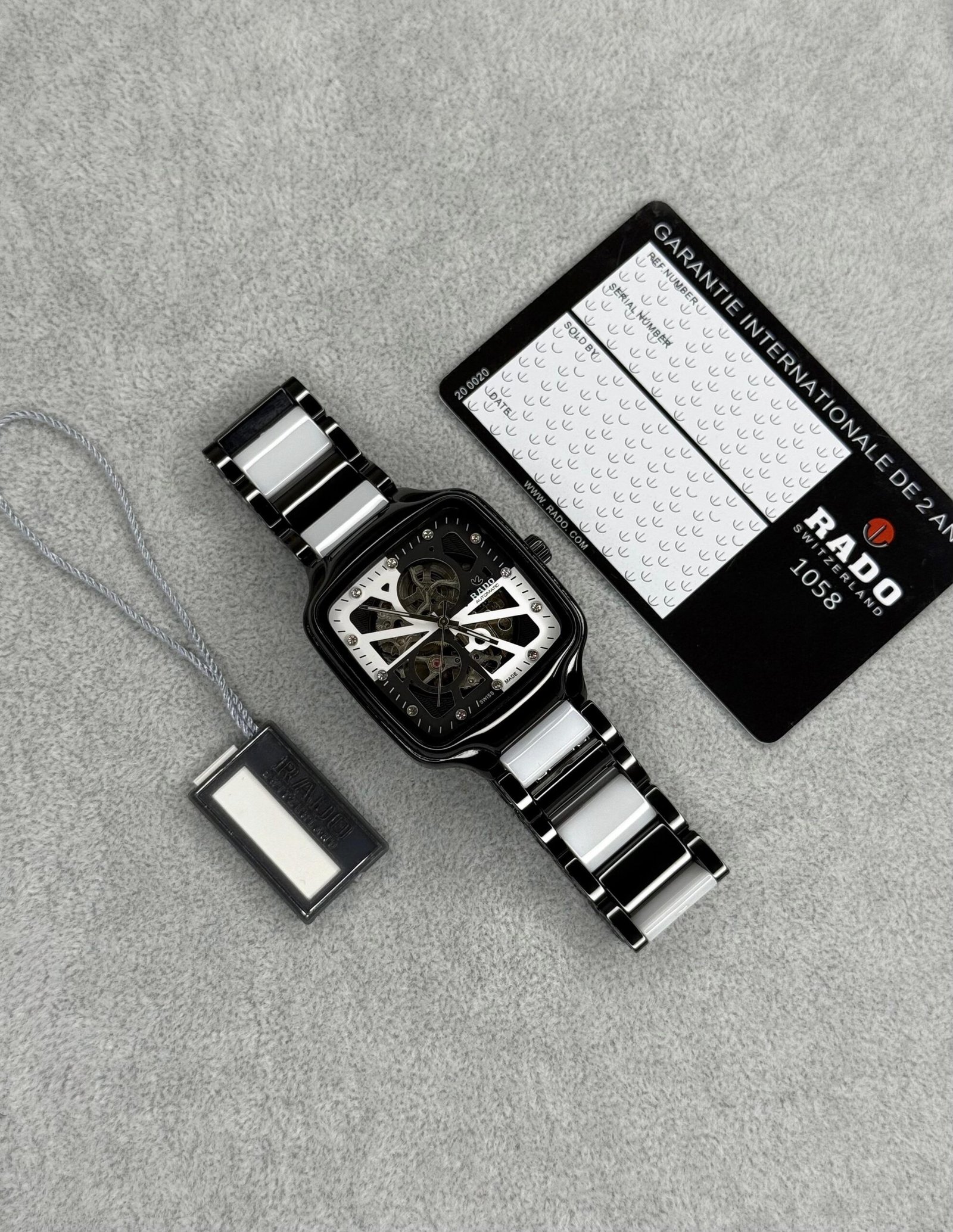 True Square Open Heart Men's Watch – High-Tech Full Ceramic Edition