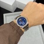 Men’s Multifunction Chronograph Watch – Two-Tone Steel 42mm Edition