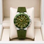 Premium Super Slim Men’s Analog Watch – Fibre Strap & Solid Steel Back