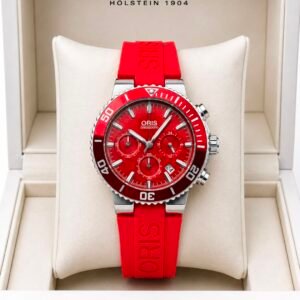 Premium Super Slim Men's Analog Watch – Fibre Strap & Solid Steel Back