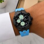 Sports Race Day Men’s Chronograph – 43mm Red Accent Silicone Edition