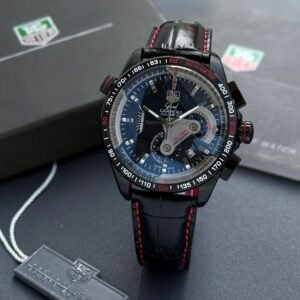 Grand Carrera Calibre 36 Racing Men's Chronograph – Black Leather