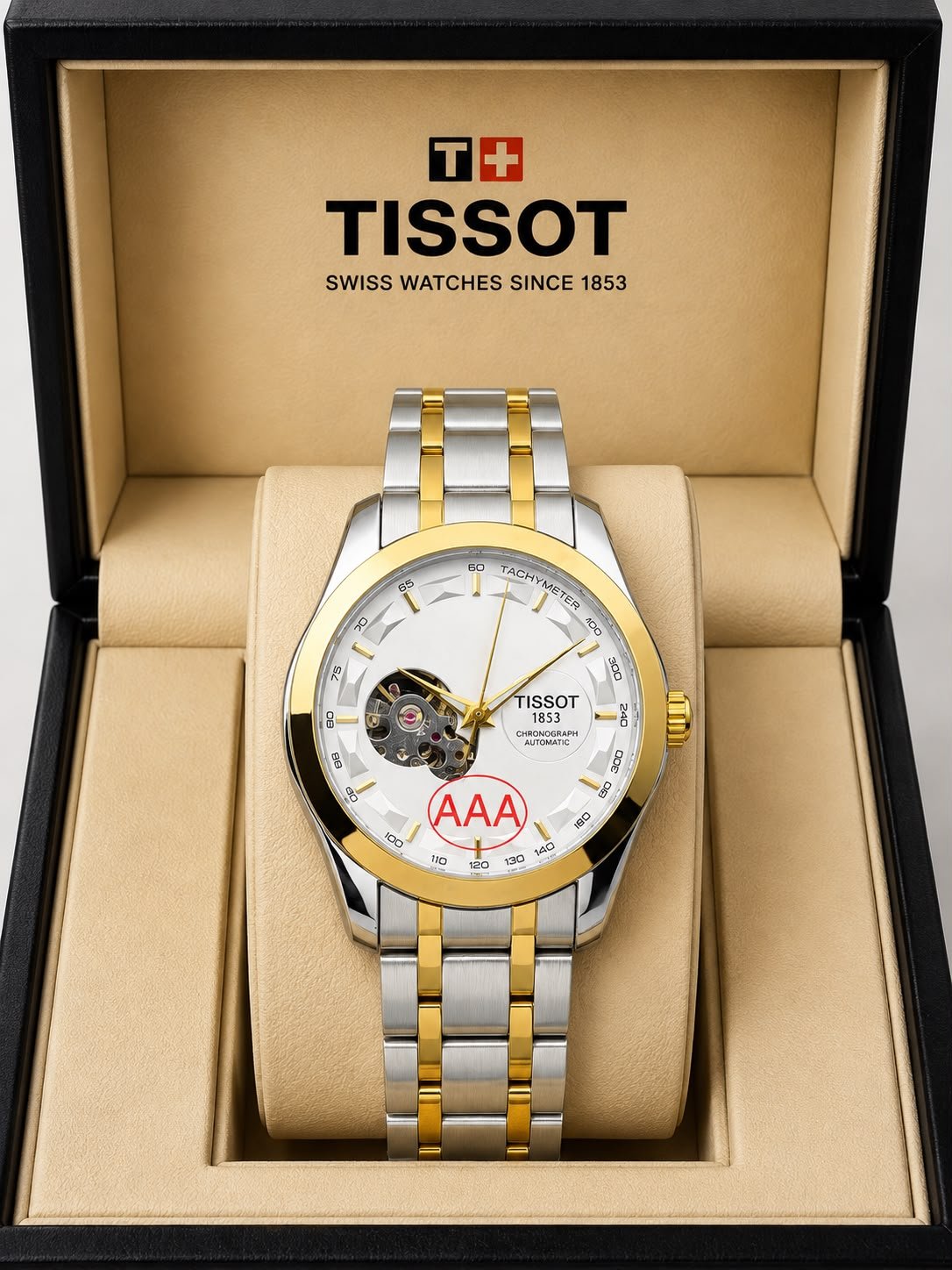 Men's Executive Open Back Automatic Watch – 42mm Metal Edition