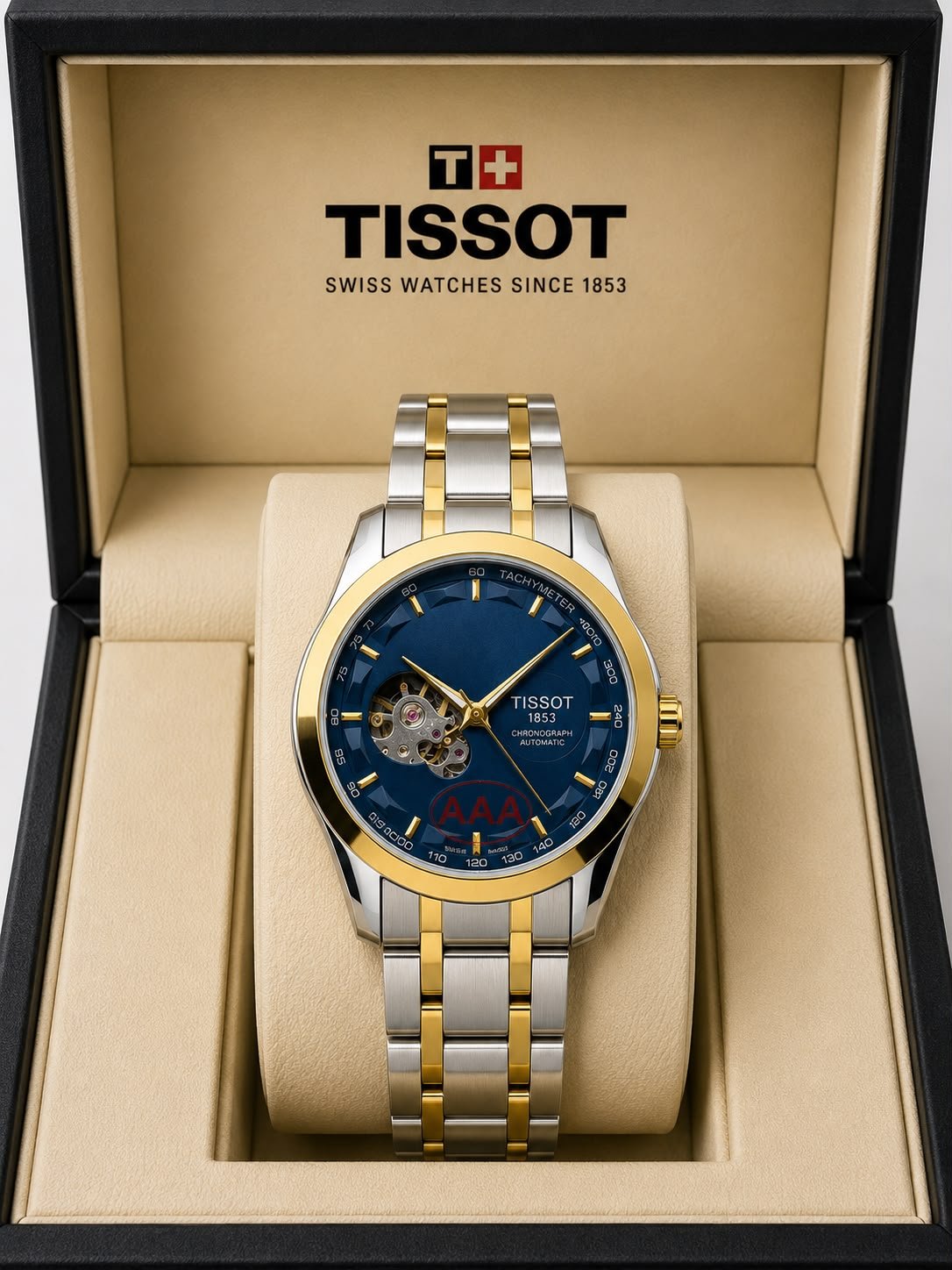 Men's Executive Open Back Automatic Watch – 42mm Metal Edition