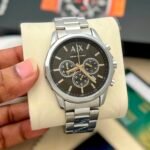 Modern Chronograph Men’s Watch – Adjustable Metal Strap Edition