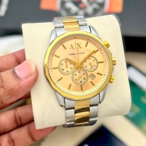Modern Chronograph Men's Watch – Adjustable Metal Strap Edition