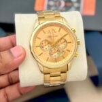 Modern Chronograph Men’s Watch – Adjustable Metal Strap Edition