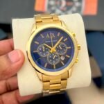 Modern Chronograph Men’s Watch – Adjustable Metal Strap Edition