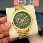 Modern Chronograph Men’s Watch – Adjustable Metal Strap Edition