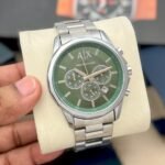 Modern Chronograph Men’s Watch – Adjustable Metal Strap Edition