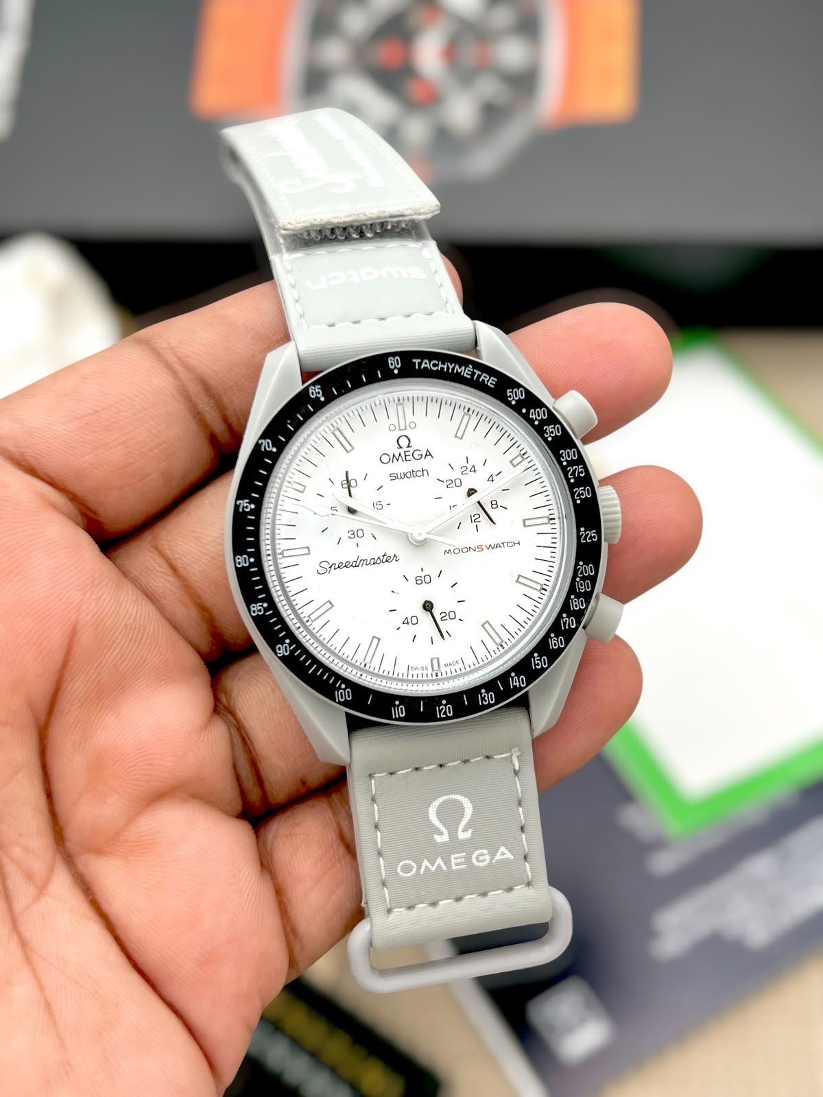 Mission to the Moon Chronograph – Sporty Fabric Strap Edition