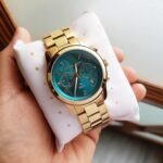 Hunger Stop Edition Women’s Chronograph – Gold & Turquoise 38mm