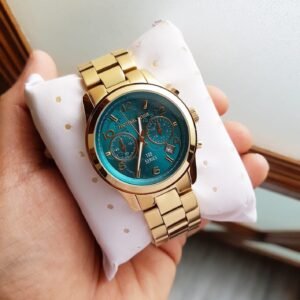 Hunger Stop Edition Women's Chronograph – Gold & Turquoise 38mm