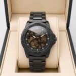Premium Automatic Men’s Watch – Transparent Back Metal Edition